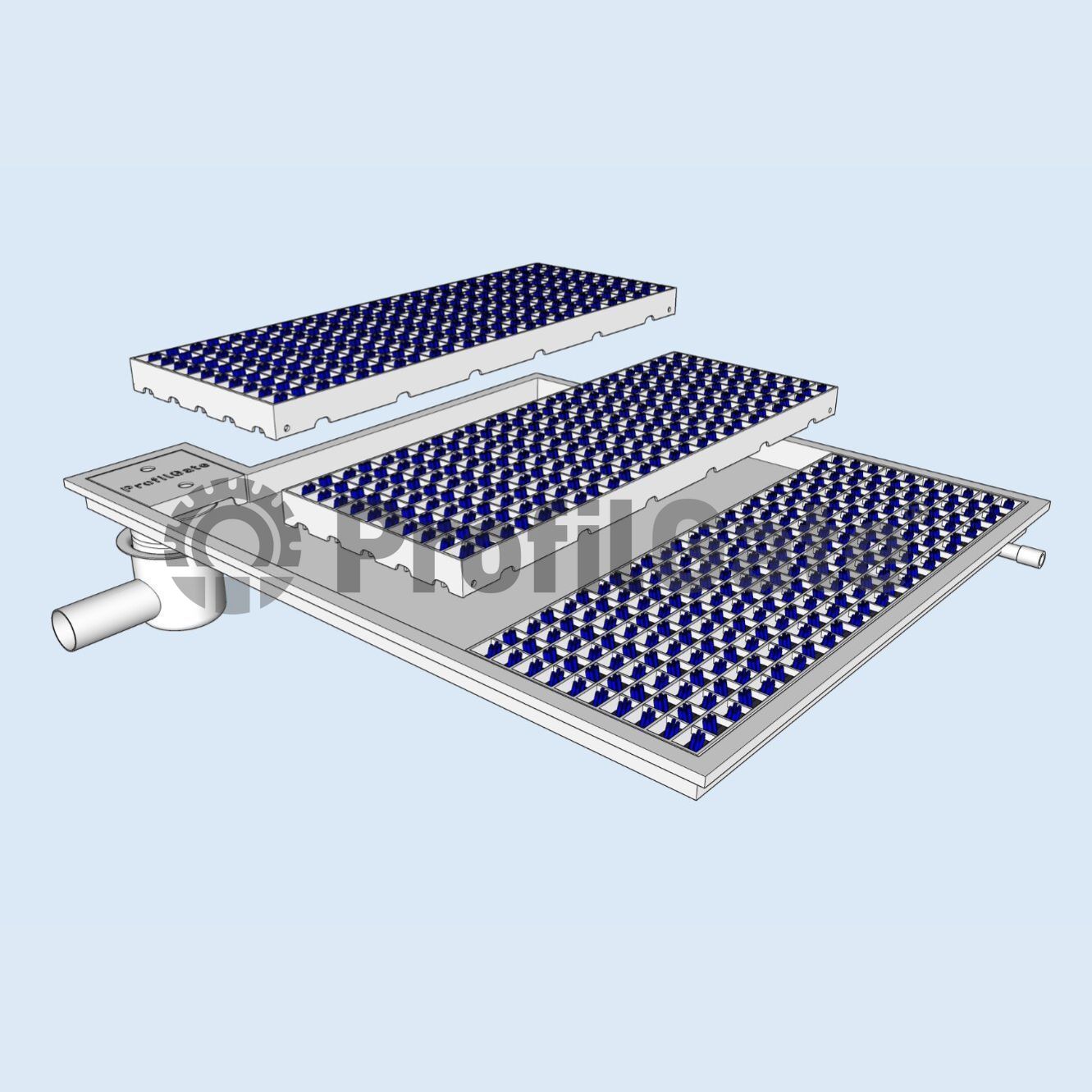 ProfilGate i55 Aqua wet-brush mat